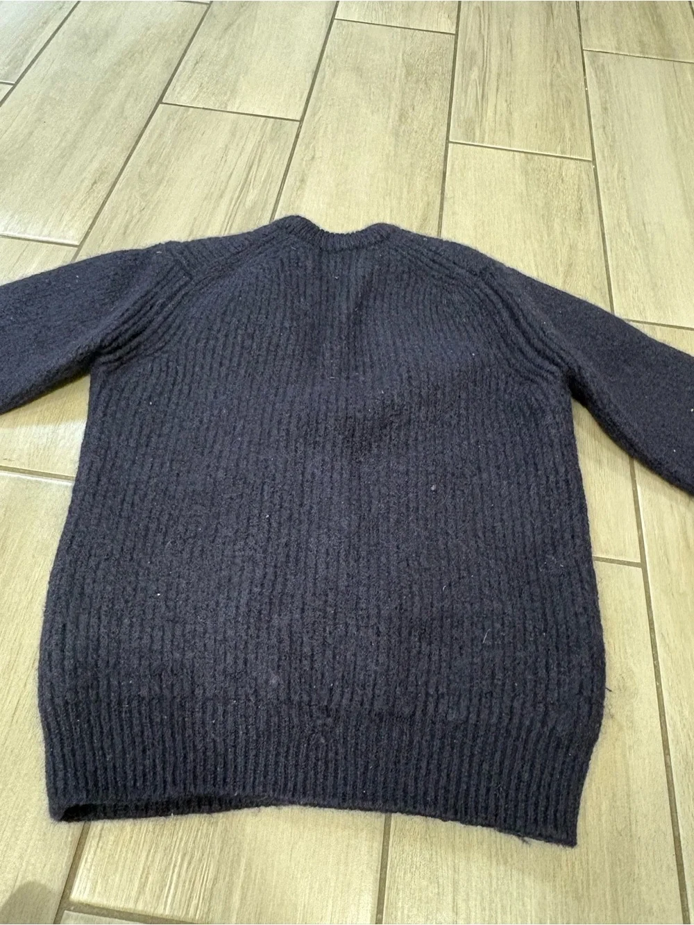 barbour navy jumper military size Small